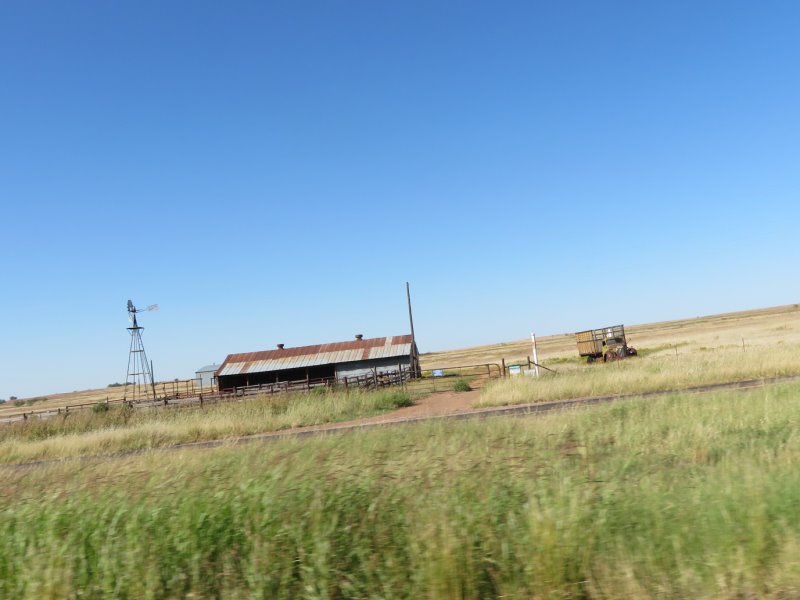 Farm scene near Shamrock, Texas
